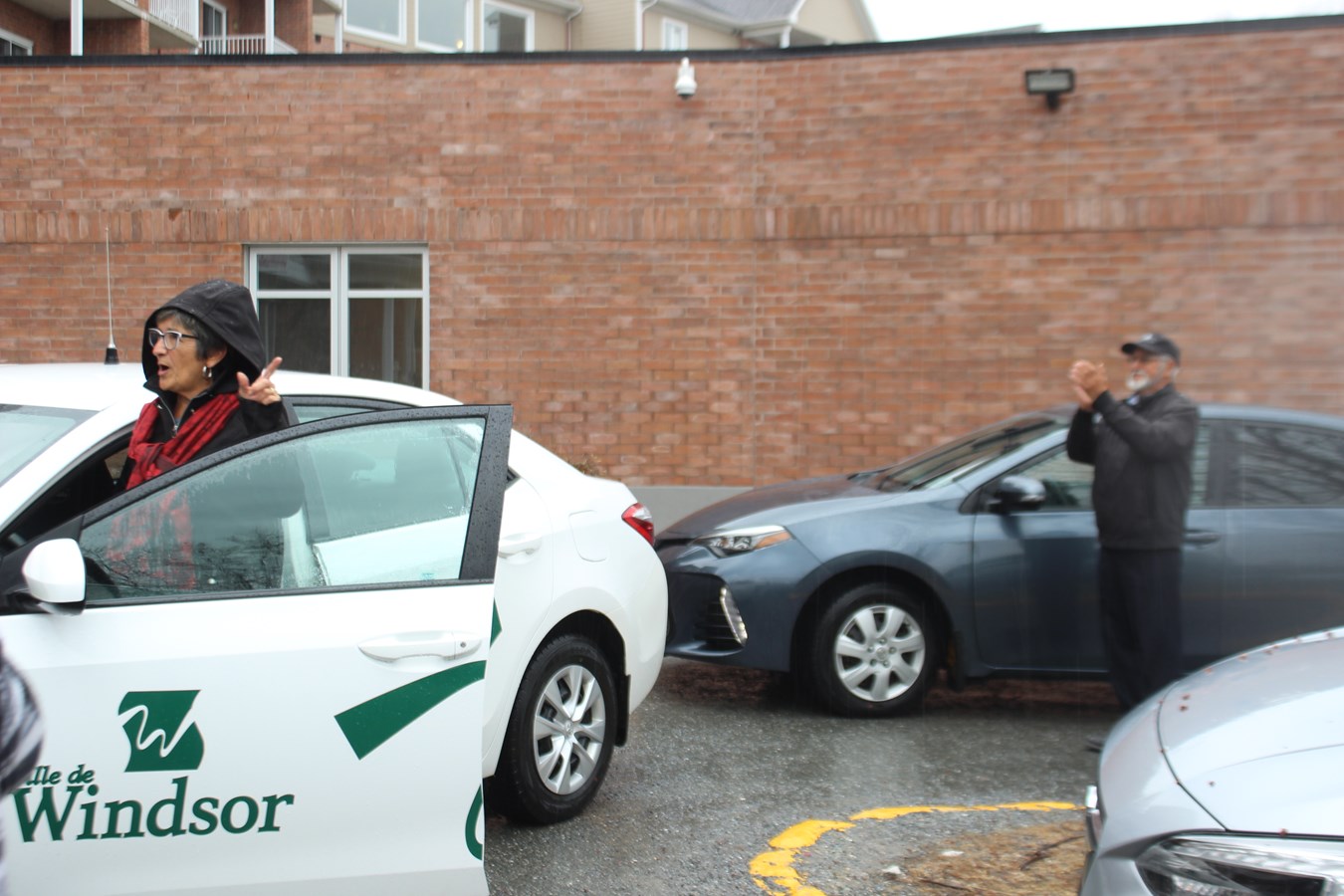 Parade d'appui au personnel de la santé