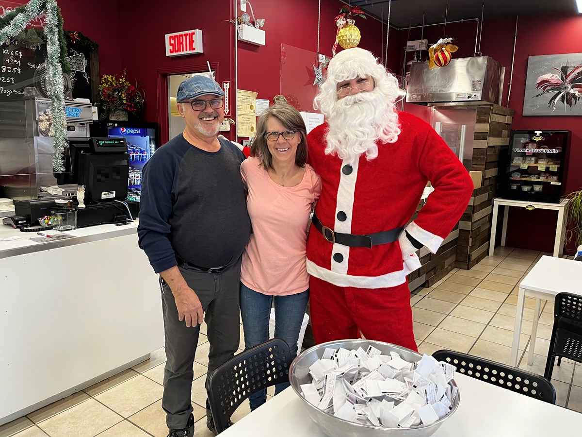 Visite du Père Noël