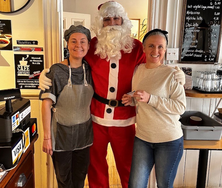 Visite du Père Noël