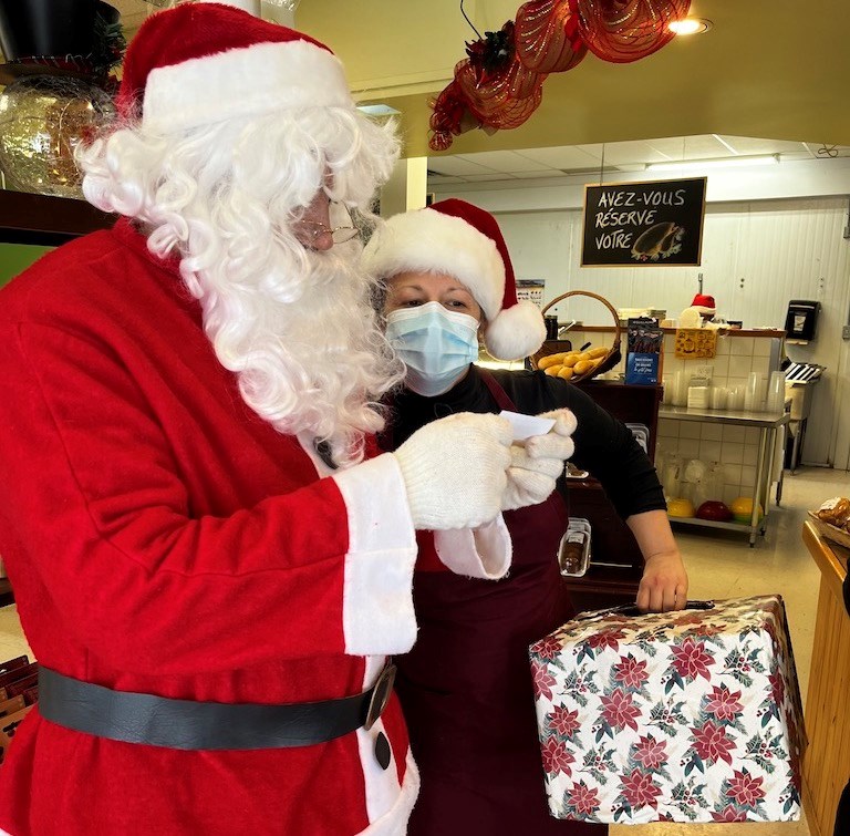 Visite du Père Noël