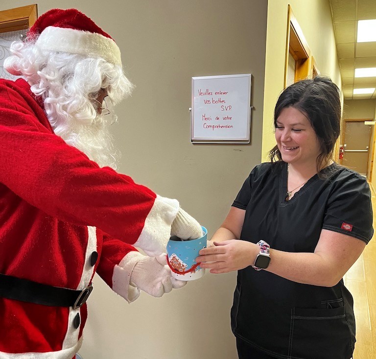 Visite du Père Noël