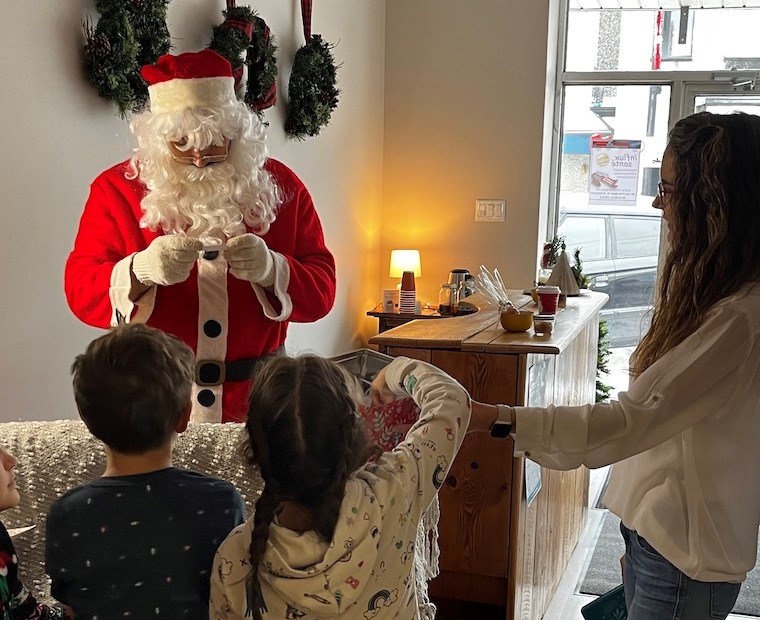 Visite du Père Noël